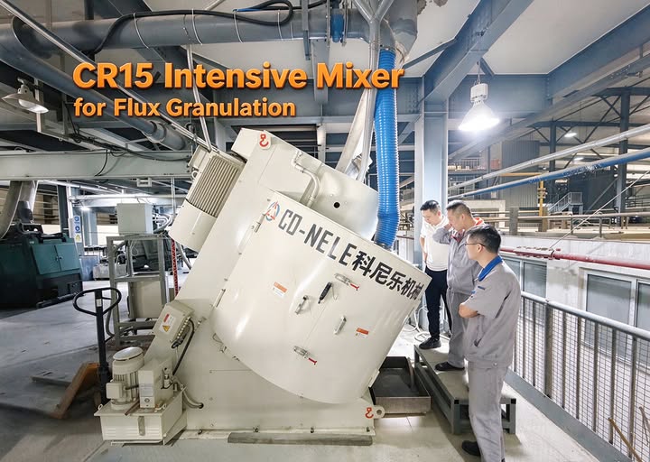 CR15 Welding Materials Intensive Mixer for Flux Granulation Production